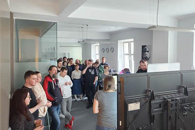 Mighty Koi - Interiors of the Lublin office, including 3d scanner
